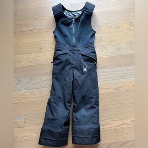 Spyder Black Ski Bib - Size 4